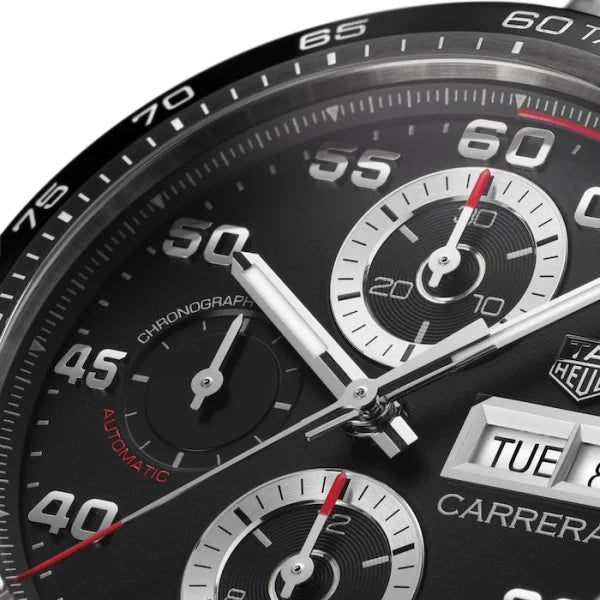 TAG Heuer Carrera CBN2A1AA.BA0643 – Men’s Automatic Black Dial Stainless Steel Watch