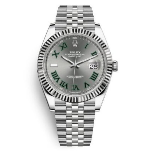2023 Rolex Datejust 41 “Wimbledon” Ref. 126334 | Fluted Bezel | Jubilee Bracelet
