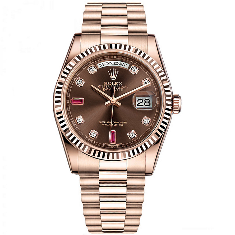 Rolex Day-Date 118235FA – Chocolate Dial