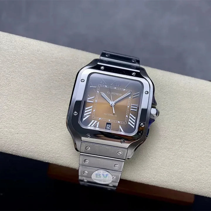 Cartier Santos de Cartier LM WSSA0064/WSSA0065 Gradient Brown
