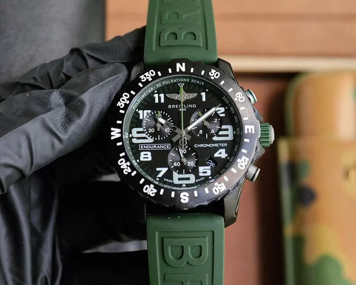 Breitling Endurance Pro 44mm Black/Green Dial Ref. X82310D31B1S1