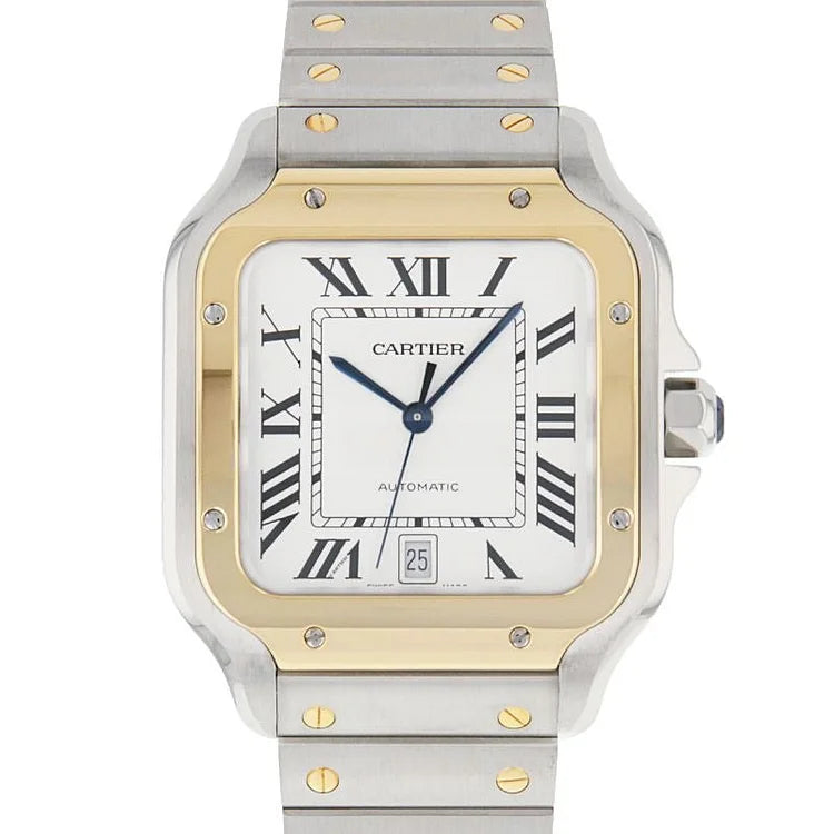 Cartier Santos de Cartier LM W2SA0006 40mm Silver Dial Stainless Steel
