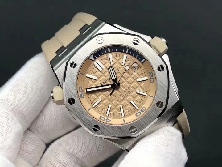 Audemars Piguet Royal Oak Offshore Diver 15710ST – Beige Dial | 42mm