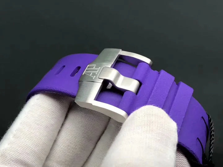 Audemars Piguet Royal Oak Offshore Diver 42mm – Purple Dial & Rubber Strap