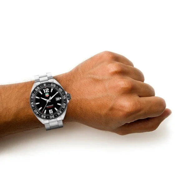 TAG Heuer Formula 1 WAZ1110.BA0875 – Men’s Quartz Black Dial Stainless Steel Watch