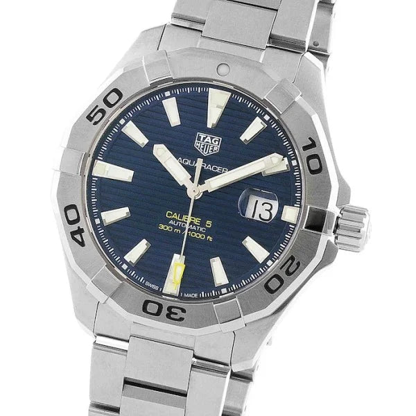TAG Heuer Aquaracer WAY2012.BA0927 – Men’s Automatic Blue Dial Stainless Steel Watch