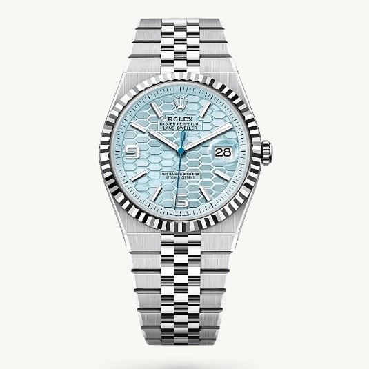 Rolex Land-Dweller 40 Platinum Ice-Blue Dial M127336-0001