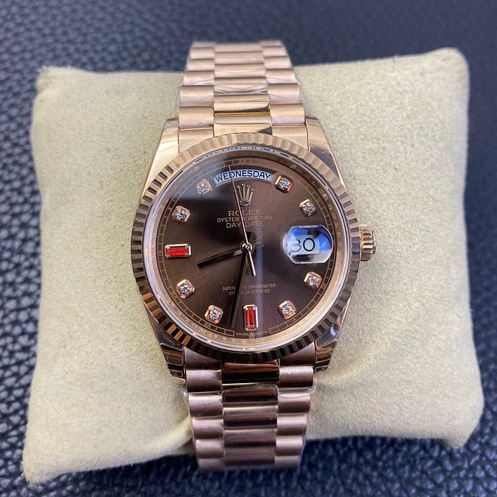 Rolex Day-Date 118235FA – Chocolate Dial