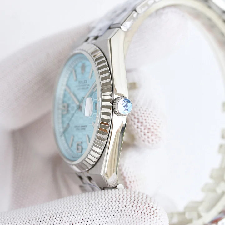 Rolex Land-Dweller 40 Platinum Ice-Blue Dial M127336-0001