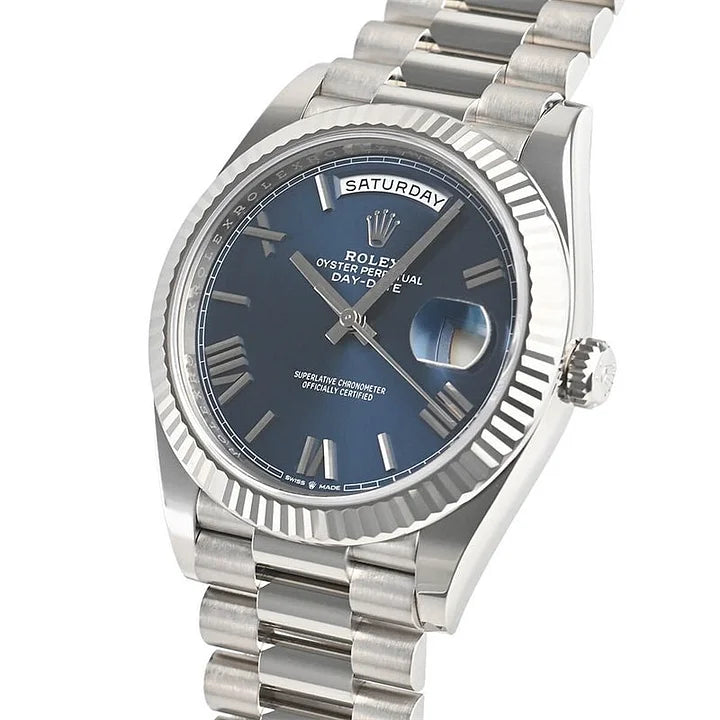 Rolex Day-Date 40 Ref. 228239  Blue Dial | White Gold