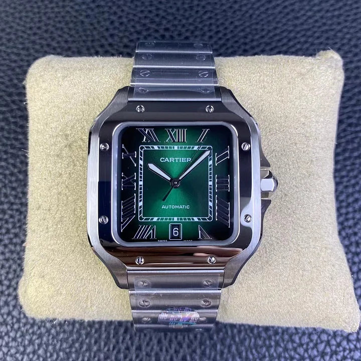 Cartier Santos de Cartier Large 39.8x47.5mm Green Dial Automatic