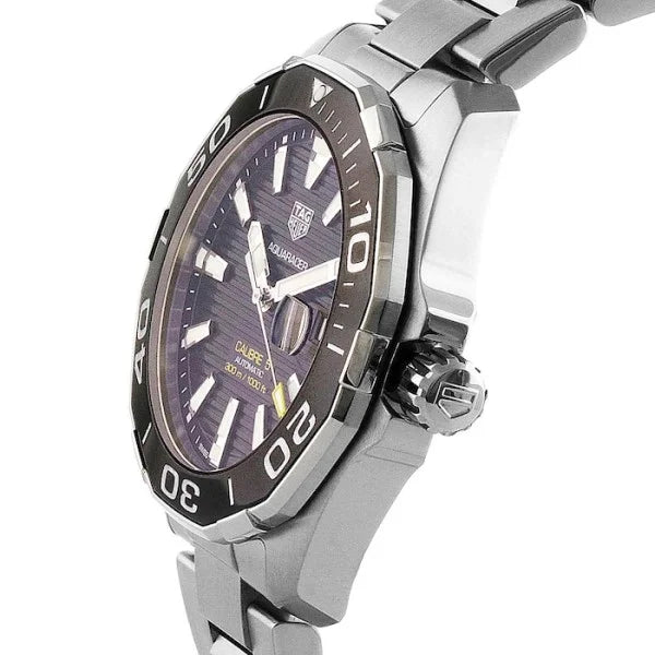 TAG Heuer Aquaracer WAY201A.BA0927 – Men’s Automatic Black Dial Stainless Steel Watch