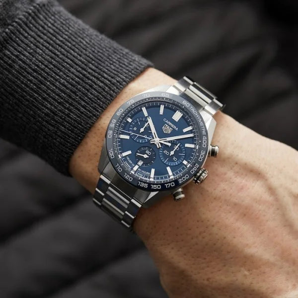 TAG Heuer Carrera CBN2A1A.BA0643 – Men’s Automatic Blue Dial Stainless Steel Watch