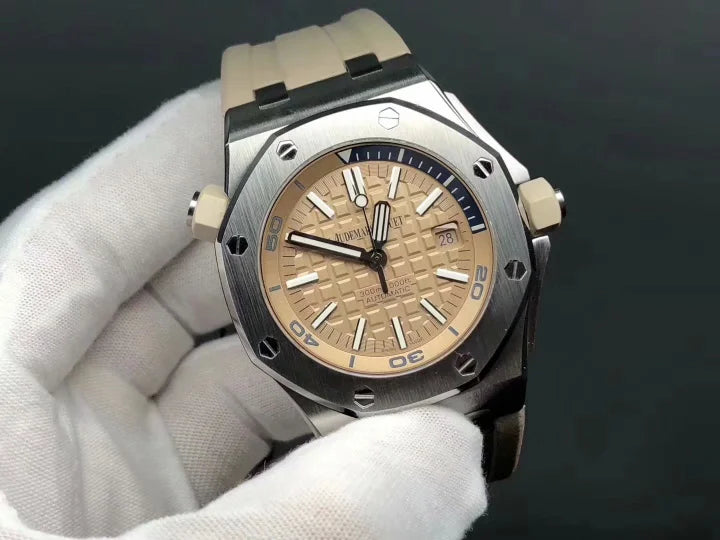 Audemars Piguet Royal Oak Offshore Diver 15710ST – Beige Dial | 42mm