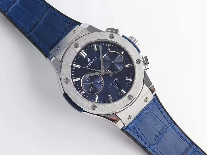 Hublot Classic Fusion Chronograph Titanium 521.NX.7170.RX – Blue Dial Watch