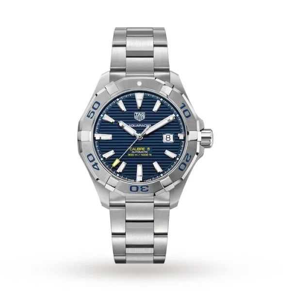 TAG Heuer Aquaracer WAY2012.BA0927 – Men’s Automatic Blue Dial Stainless Steel Watch