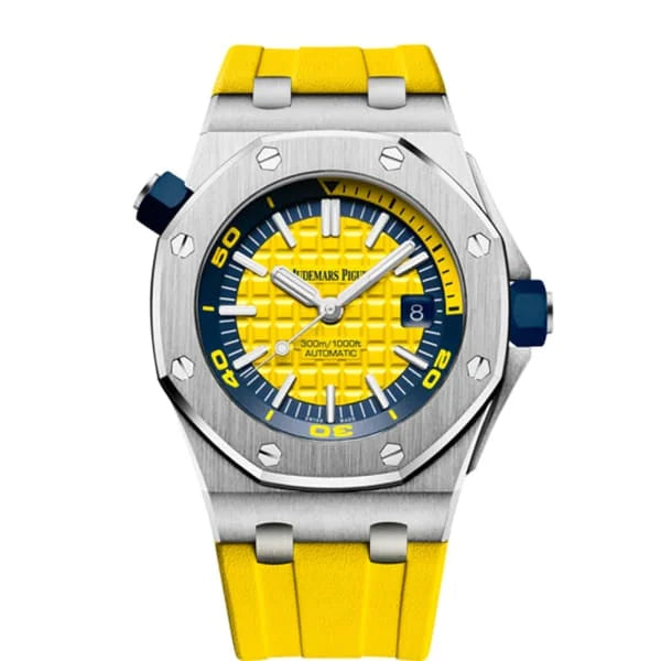 Audemars Piguet Royal Oak Offshore Diver Ref. 15710ST.OO.A051CA.01 – Yellow Dial | 42mm