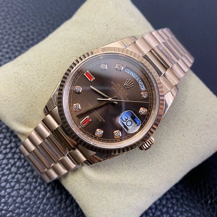 Rolex Day-Date 118235FA – Chocolate Dial