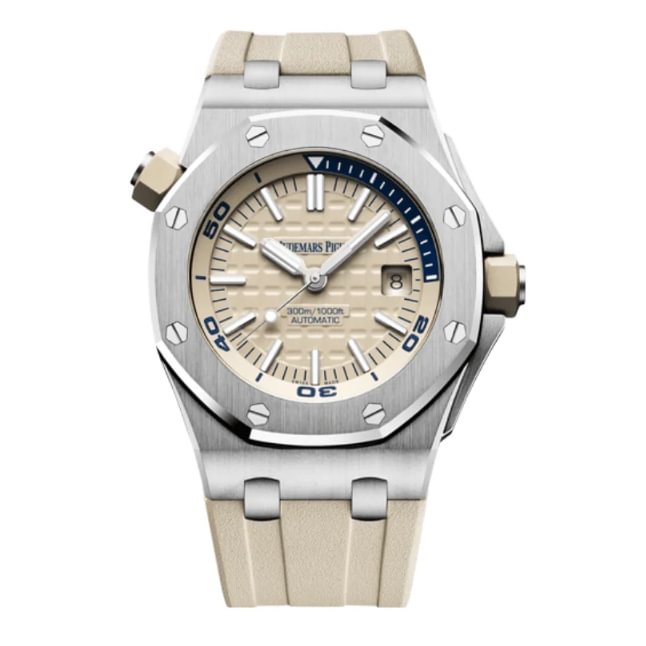 Audemars Piguet Royal Oak Offshore Diver 15710ST – Beige Dial | 42mm