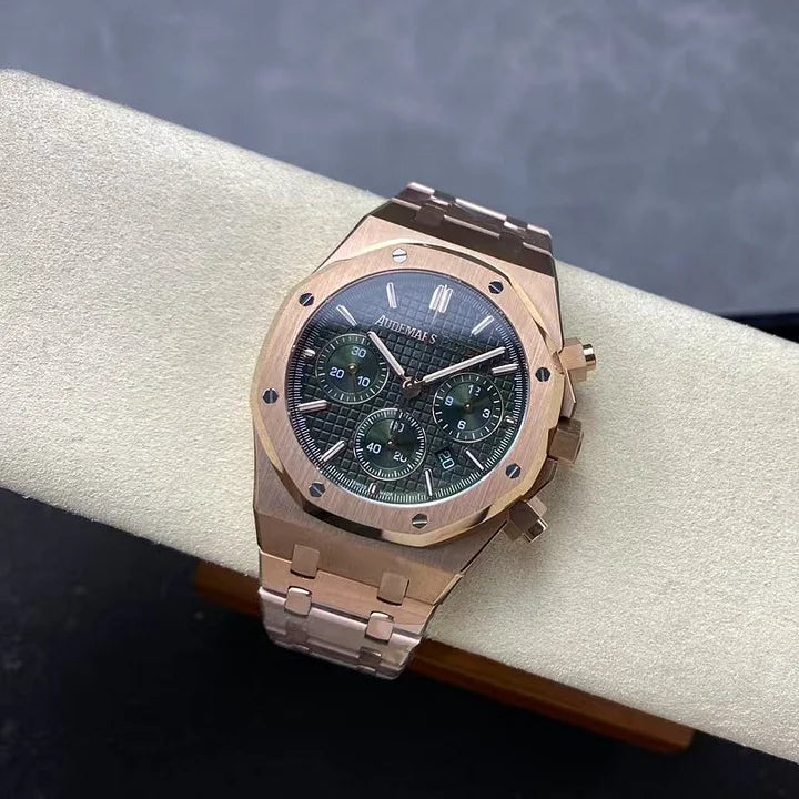 Audemars Piguet Royal Oak Chronograph 41mm 50th Anniversary Ref. 26240OR.OO.1320OR.08 – Green Dial