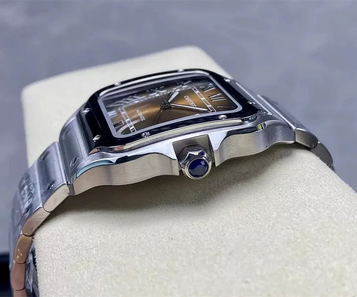 Cartier Santos de Cartier LM WSSA0064/WSSA0065 Gradient Brown