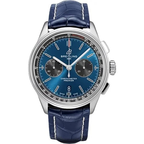 Breitling Premier B01 Chronograph 42 Blue Dial Ref. AB0118221C1P1