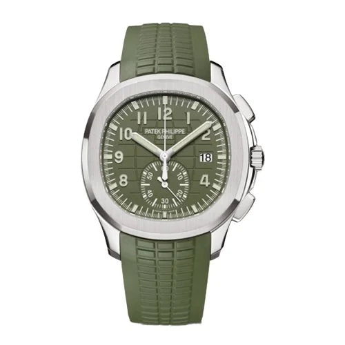 Patek Philippe Aquanaut Chronograph 5968G-010 42.2mm Khaki Green Dial