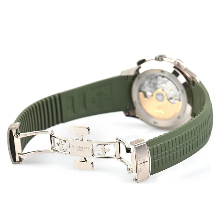 Patek Philippe Aquanaut Chronograph 5968G-010 42.2mm Khaki Green Dial