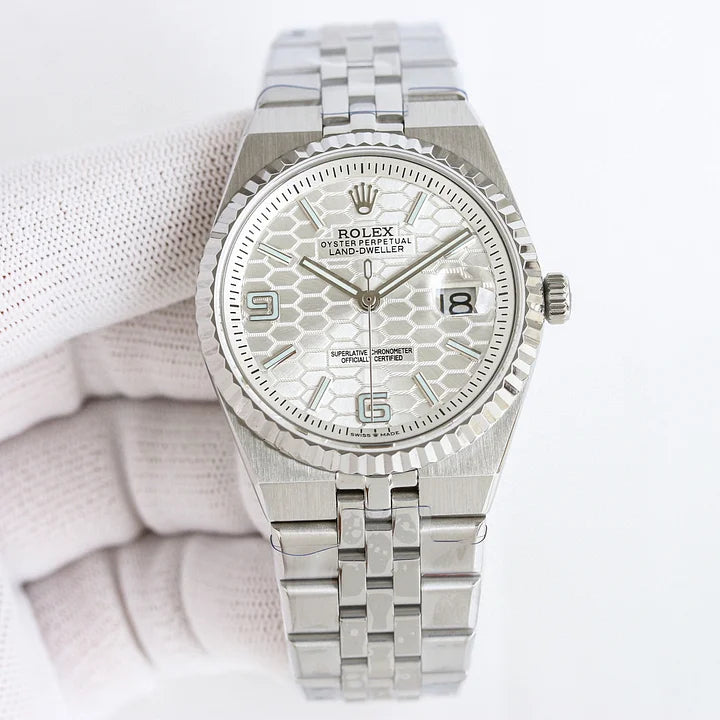 Rolex Land-Dweller 40mm – Oystersteel & White Gold | Model M127334-0001