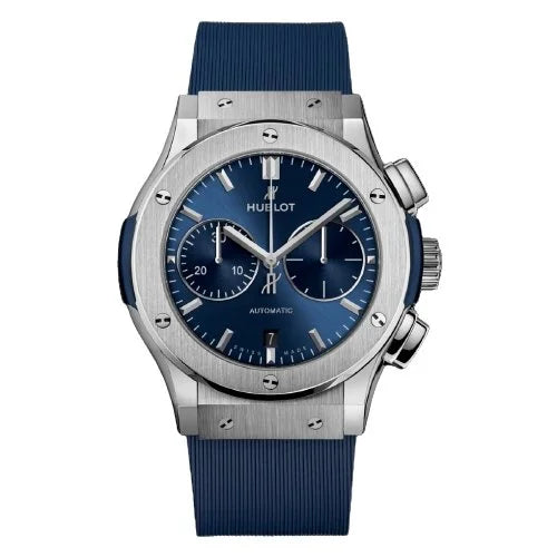 Hublot Classic Fusion Chronograph Titanium 521.NX.7170.RX – Blue Dial Watch