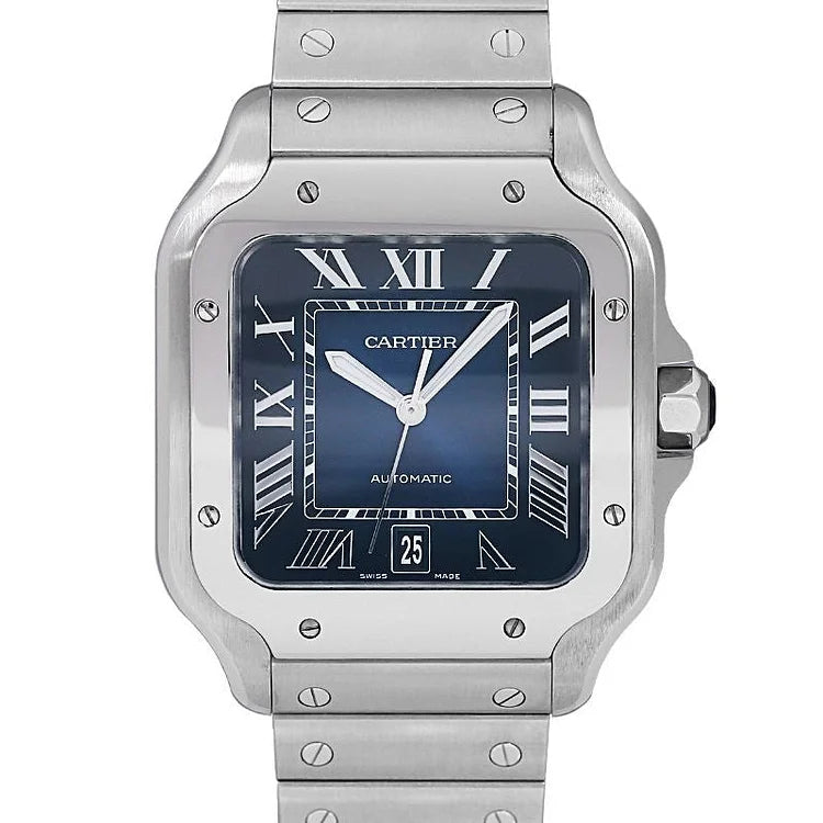 Cartier Santos de Cartier LM WSSA0030 Blue Dial 40mm