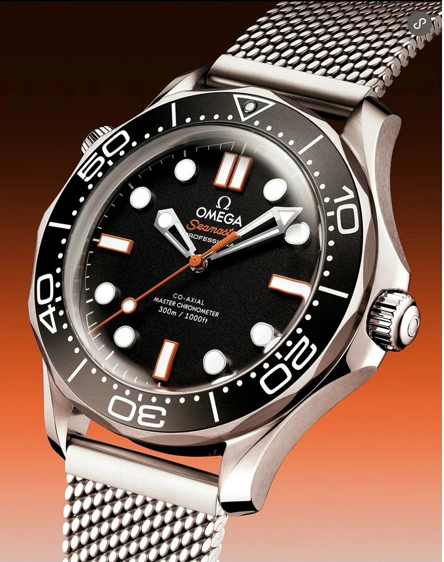 Omega Seamaster Diver 300M 42mm Ref. 210.32.42.20.01.006 – Black Dial Orange Strap