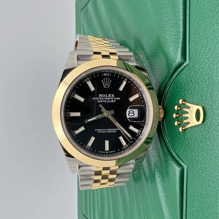 Rolex Datejust 41 Ref. 126303-0014 Black Dial | Yellow Gold & Steel