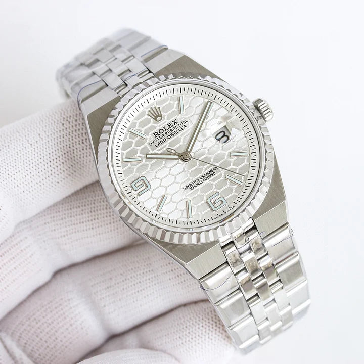 Rolex Land-Dweller 40mm – Oystersteel & White Gold | Model M127334-0001