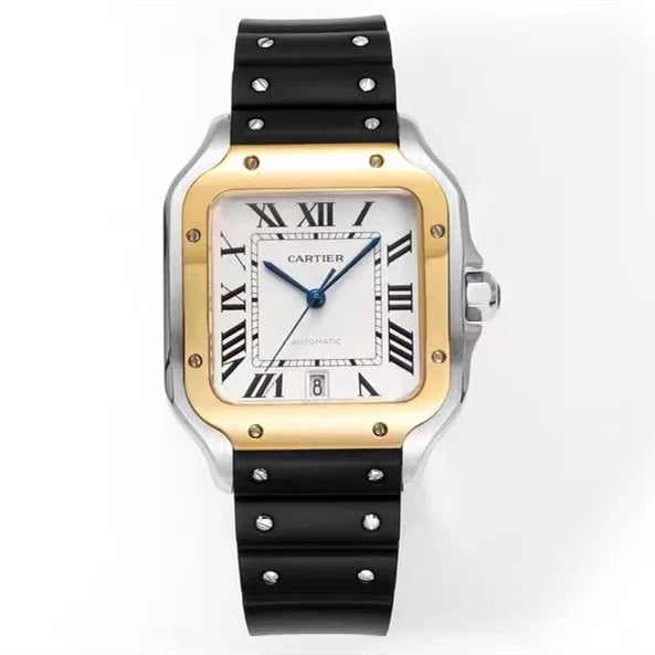 Cartier Santos de Cartier LM W2SA0006 39.8mm Steel & Yellow Gold