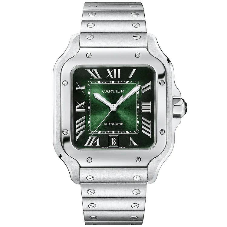Cartier Santos de Cartier Large 39.8x47.5mm Green Dial Automatic