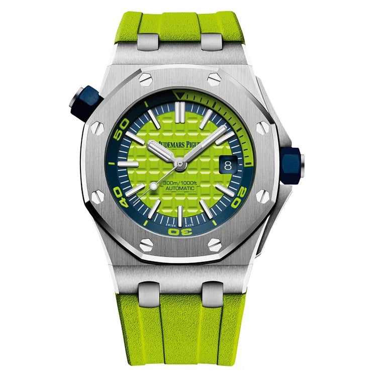 Audemars Piguet Royal Oak Offshore Diver 42mm – Green Dial Boutique Limited Model 15710ST.OO.A038CA.01