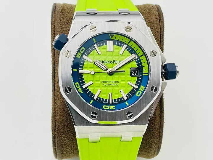 Audemars Piguet Royal Oak Offshore Diver 42mm – Green Dial Boutique Limited Model 15710ST.OO.A038CA.01