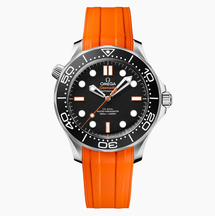 Omega Seamaster Diver 300M 42mm Ref. 210.32.42.20.01.006 – Black Dial Orange Strap