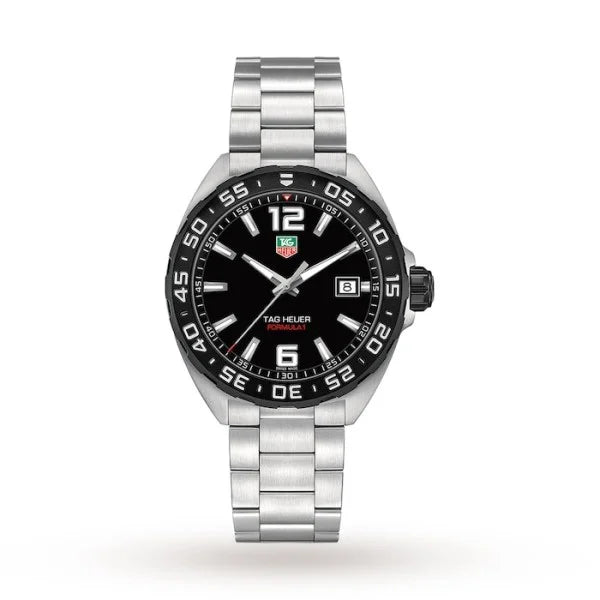 TAG Heuer Formula 1 WAZ1110.BA0875 – Men’s Quartz Black Dial Stainless Steel Watch
