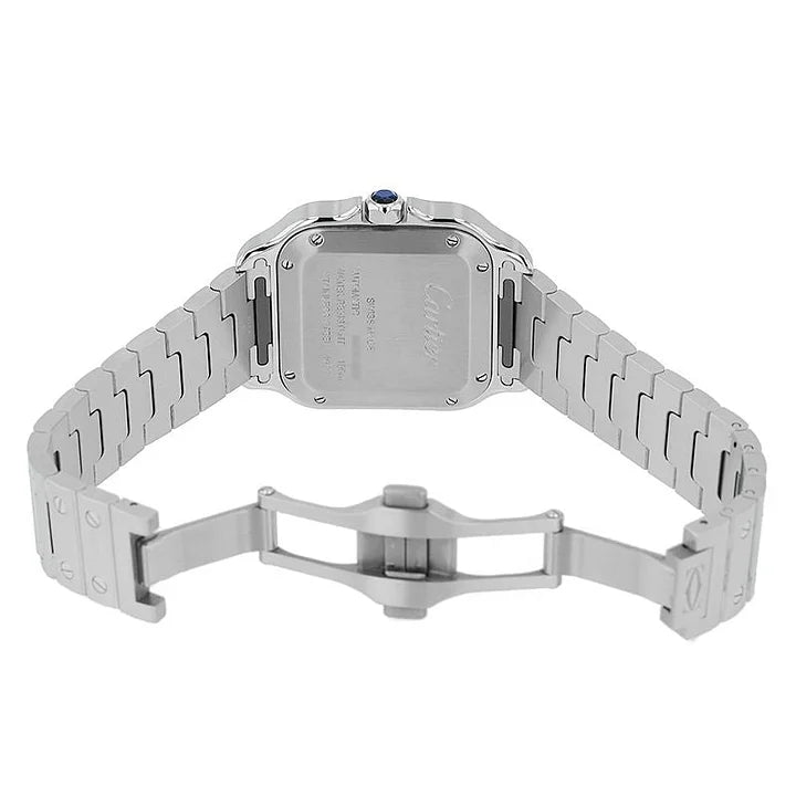 Cartier Santos de Cartier MM WSSA0029 35mm Silver Dial
