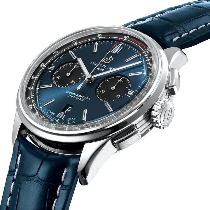 Breitling Premier B01 Chronograph 42 Blue Dial Ref. AB0118221C1P1