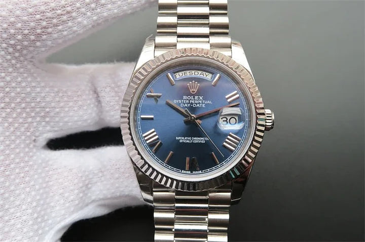 Rolex Day-Date 40 Ref. 228239  Blue Dial | White Gold