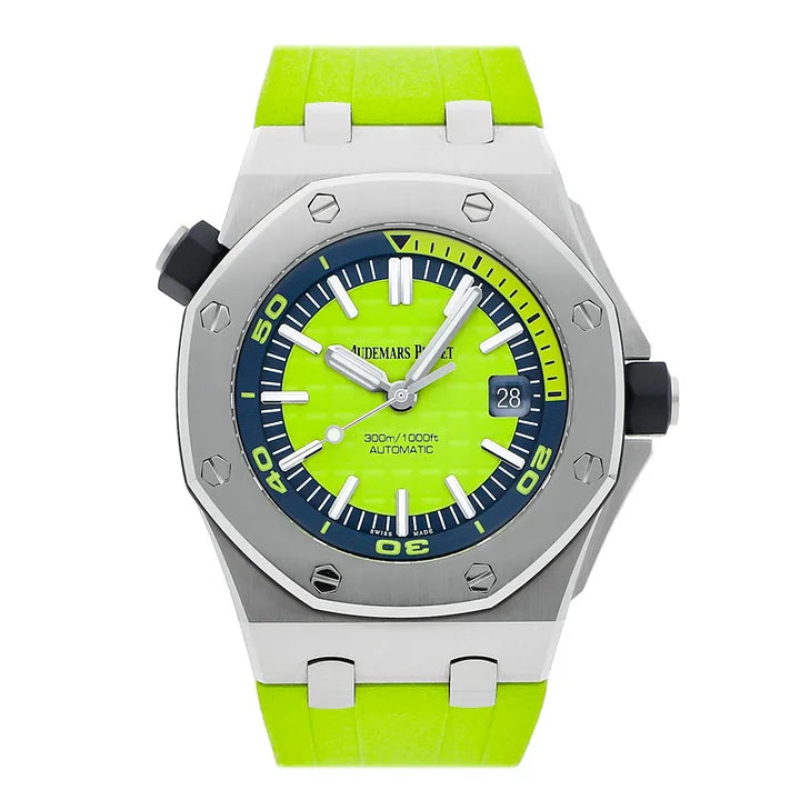 Audemars Piguet Royal Oak Offshore Diver 42mm – Green Dial Boutique Limited Model 15710ST.OO.A038CA.01