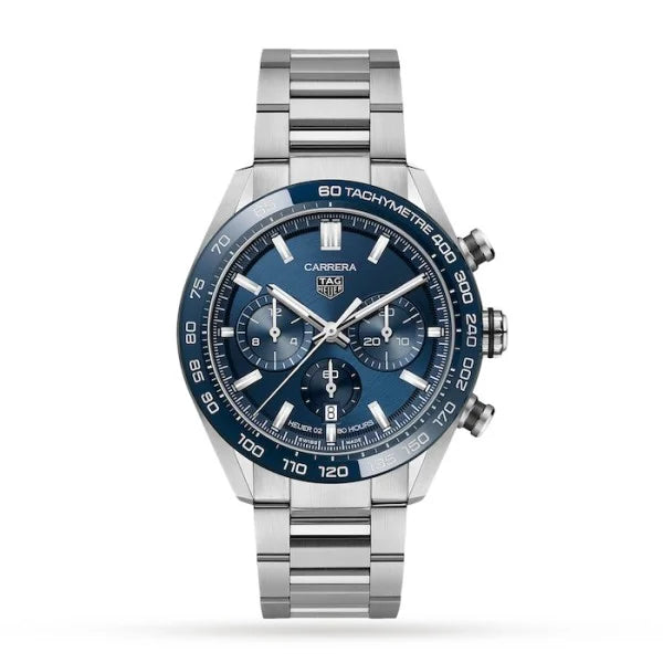 TAG Heuer Carrera CBN2A1A.BA0643 – Men’s Automatic Blue Dial Stainless Steel Watch