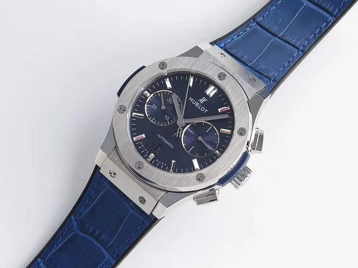 Hublot Classic Fusion Chronograph Titanium 521.NX.7170.RX – Blue Dial Watch