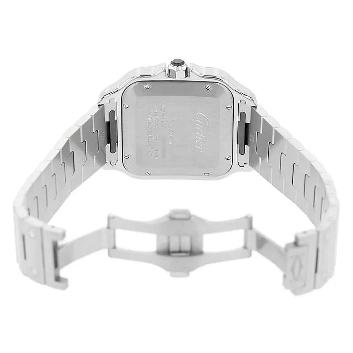 Cartier Santos de Cartier LM WSSA0009 40mm Silver Dial Automatic Stainless Steel Bracelet