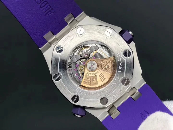 Audemars Piguet Royal Oak Offshore Diver 42mm – Purple Dial & Rubber Strap