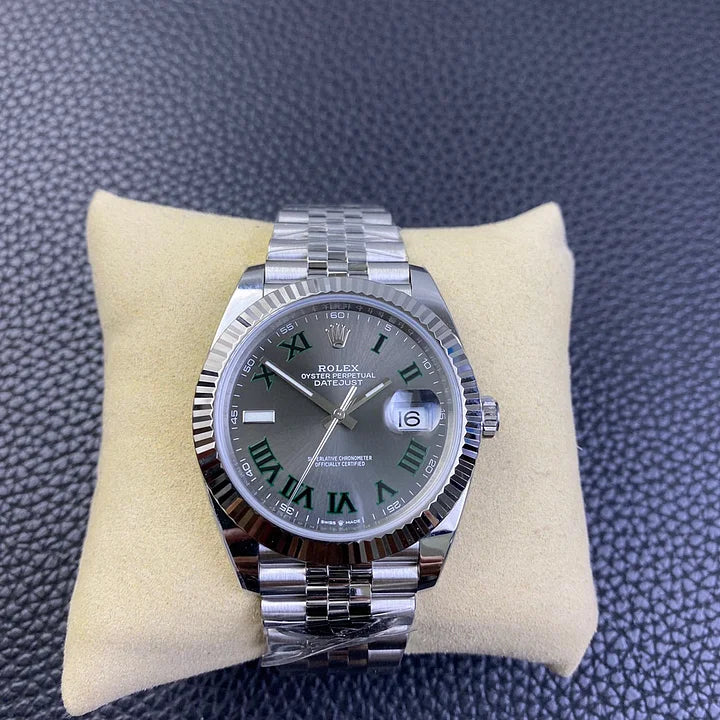 2023 Rolex Datejust 41 “Wimbledon” Ref. 126334 | Fluted Bezel | Jubilee Bracelet