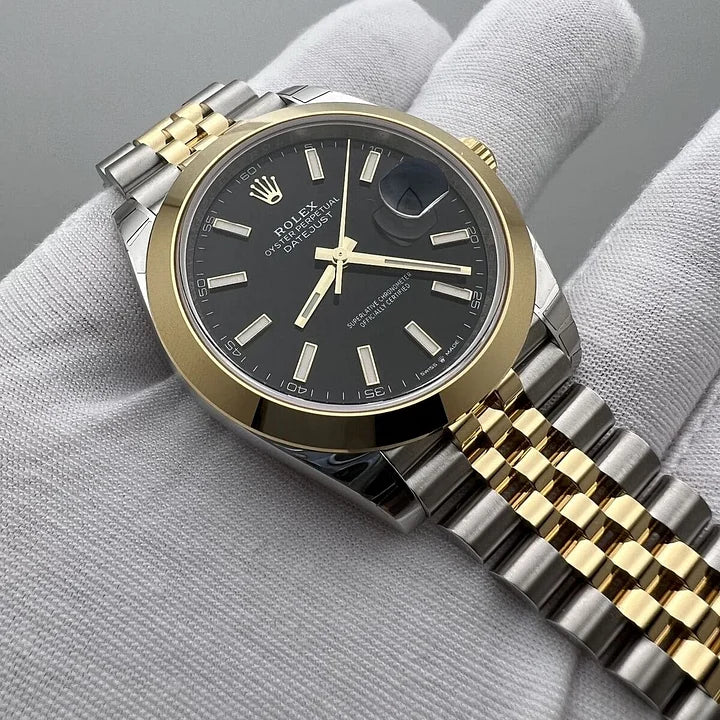 Rolex Datejust 41 Ref. 126303-0014 Black Dial | Yellow Gold & Steel